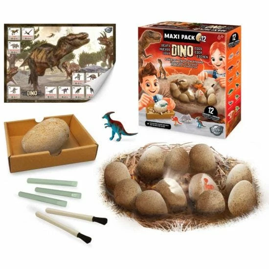 Buki Dino Eggs Maxi Pack Of 12