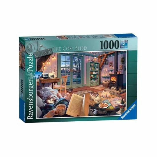 Ravensburger My Haven No 6. The Cosy Shed 1000 Piece Jigsaw Puzzle