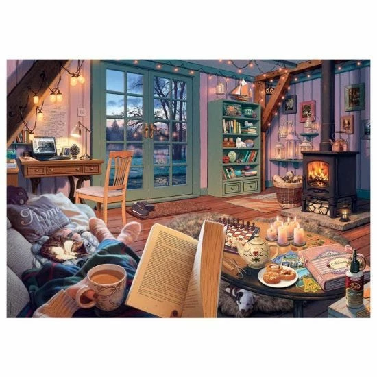 Ravensburger My Haven No 6. The Cosy Shed 1000 Piece Jigsaw Puzzle - Image 2