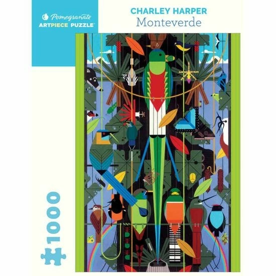 Charley Harper Monteverde 1000 Piece Puzzle - Image 2
