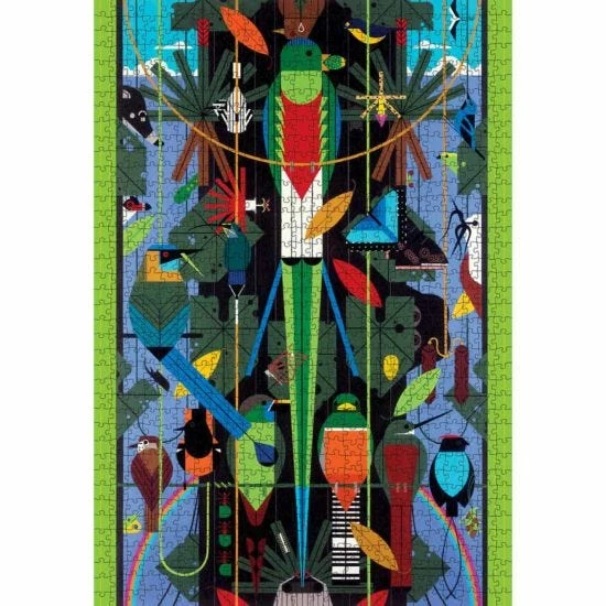 Charley Harper Monteverde 1000 Piece Puzzle - Image 3