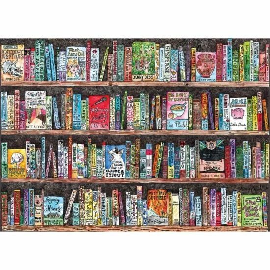 Gibsons Authorful Puns 1000 Piece Jigsaw Puzzle - Image 2