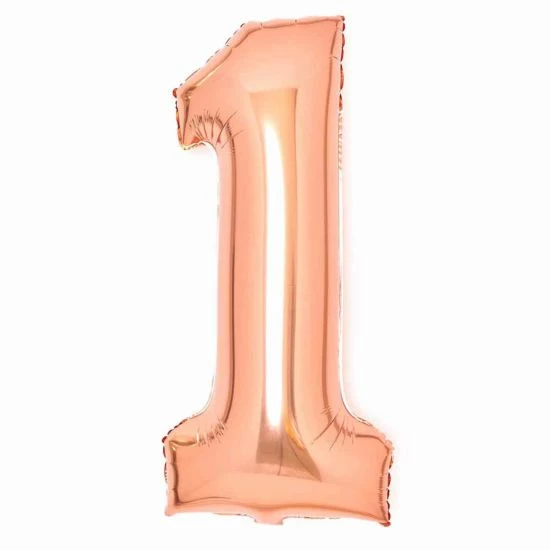 Large Metallic Number 1 Balloon - Image 3