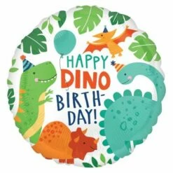Happy Birthday Dinomite Standard Foil Balloon