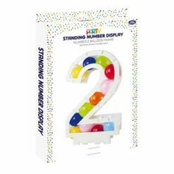 Balloon Mosaic Number Stand Frame 2