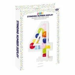 Balloon Mosaic Number Stand Frame 4