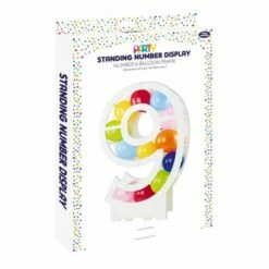 Balloon Mosaic Number Stand Frame 9
