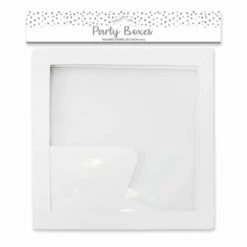Party Balloon Boxes 30cm X 30cm Pack Of 4 White