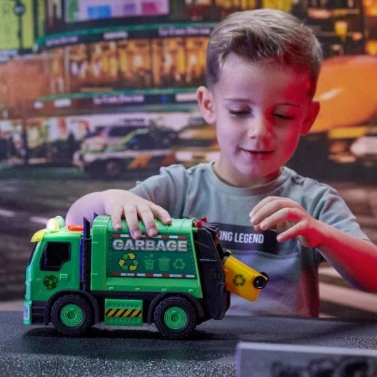 Nikko Push Button Garbage Truck - Image 6