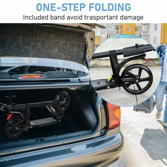 Homcom Ride On Foldable Kick Scooter - Image 6