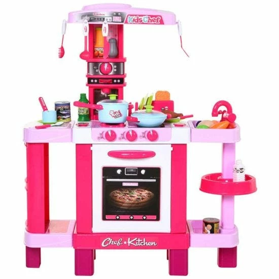 Homcom Kids 38 Piece Kitchen Play Set - Image 7