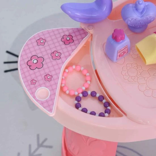 Homcom Kids Swan Vanity Dressing Table - Image 9