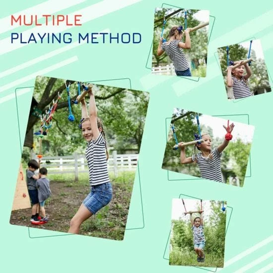 Outsunny Ninja Warrior Obstacle Course - Image 5