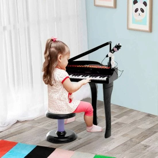 Homcom 37 Key Musical Mini Electronic Piano - Image 3