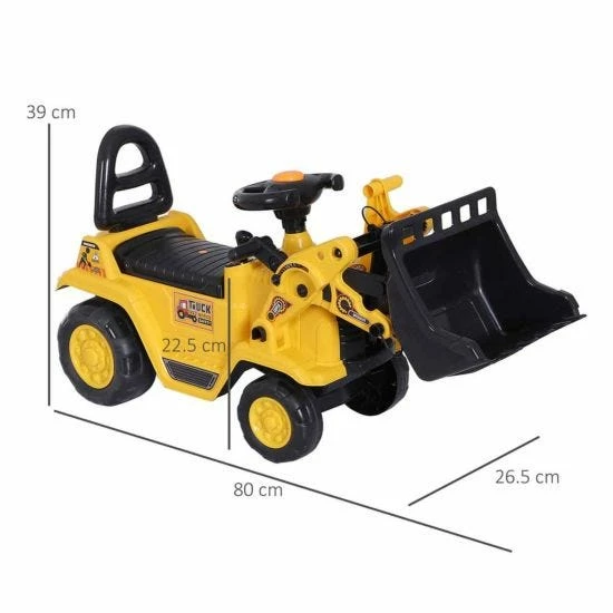 Homcom Ride On Toddler Bulldozer - Image 3