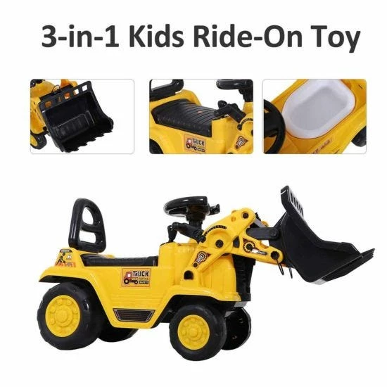 Homcom Ride On Toddler Bulldozer - Image 4
