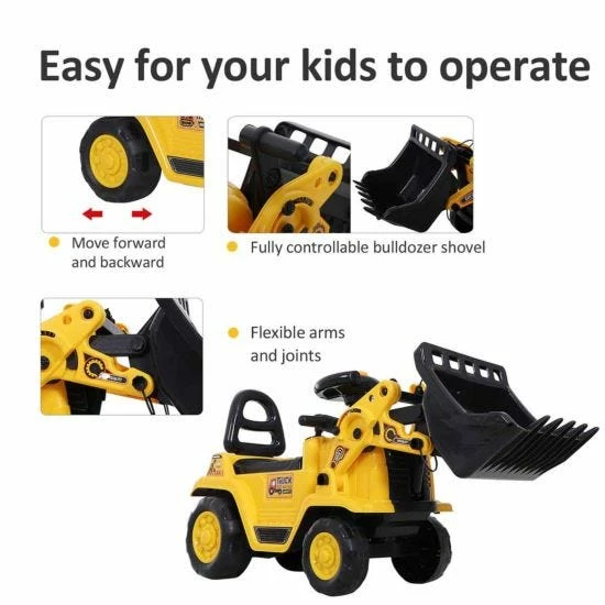 Homcom Ride On Toddler Bulldozer - Image 5