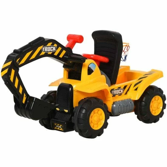 Homcom 3 In 1 Ride On Kids Tractors
