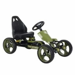 Homcom Ride On Pedal Army Go Kart