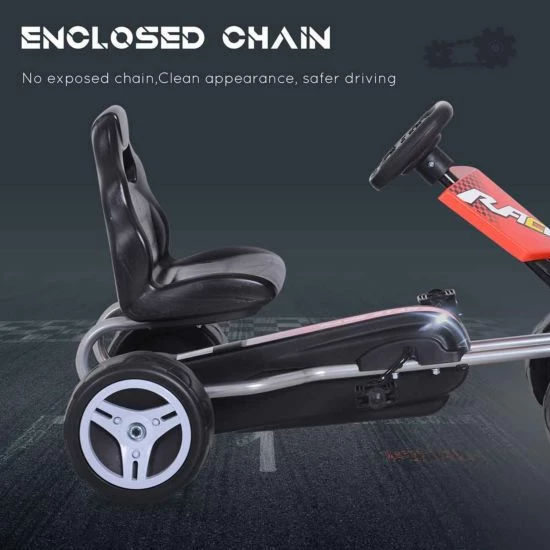 Homcom Racer Kids Pedal Go Kart - Image 6