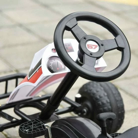 Homcom Racing Style Pedal Childs Go Kart - Image 9