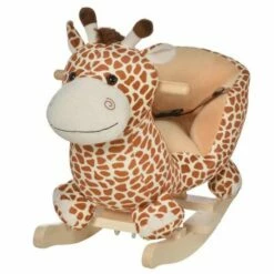 Homcom Ride On Giraffe Rocking Horse