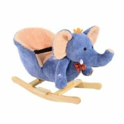 Homcom Ride On Elephant Rocking Horse