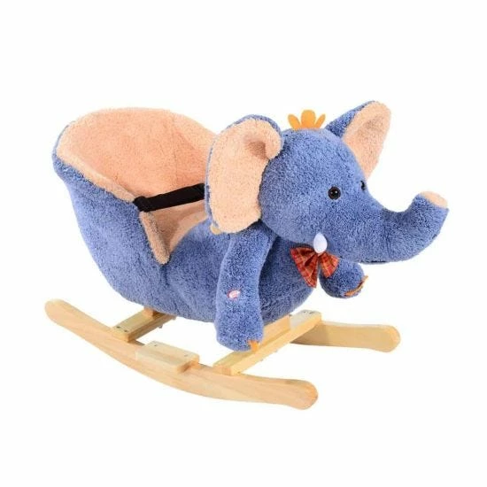 Homcom Ride On Elephant Rocking Horse