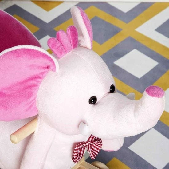 Homcom 2 In 1 Elephant Rocking Horse - Image 9