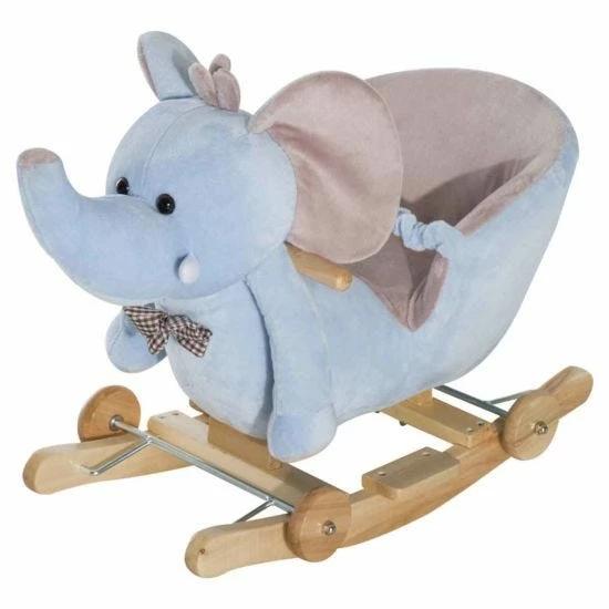 Homcom 2 In 1 Elephant Rocking Horse - Image 10