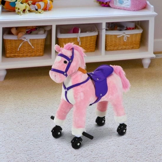 Homcom Ride On Rocking Horse With Noises - Image 4