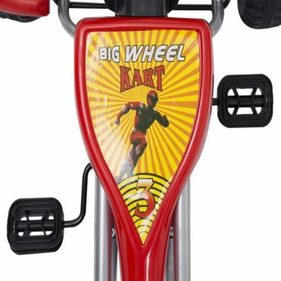 Homcom Deluxe Kids Ride On Pedal Go Kart In Red - Image 8