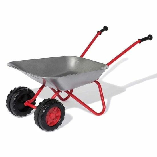 Rolly Toys Metal Childrens Wheelbarrow With Double Front Wheel