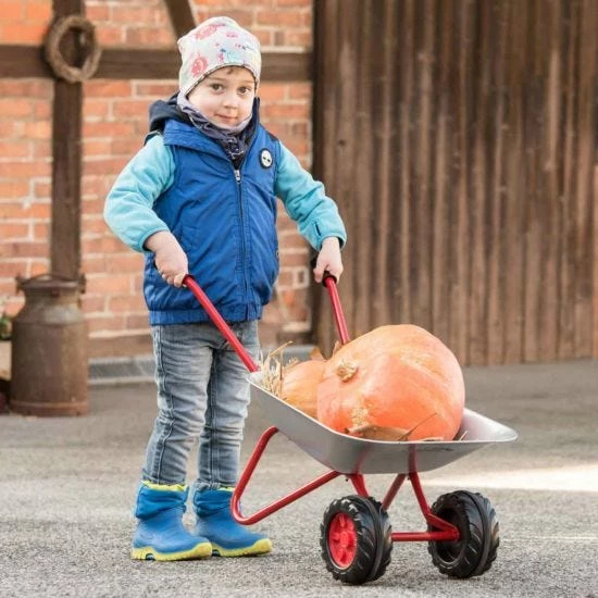 Rolly Toys Metal Childrens Wheelbarrow With Double Front Wheel - Image 2