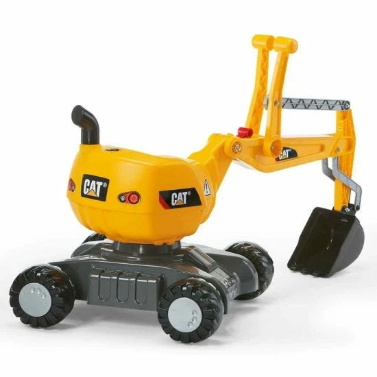 Rolly Toys 360 Degree Ride On CAT Mobile Excavator - Image 2