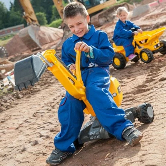 Rolly Toys 360 Degree Ride On CAT Mobile Excavator - Image 3
