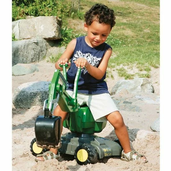 Rolly Toys 360 Degree Ride On John Deere Mobile Excavator - Image 3