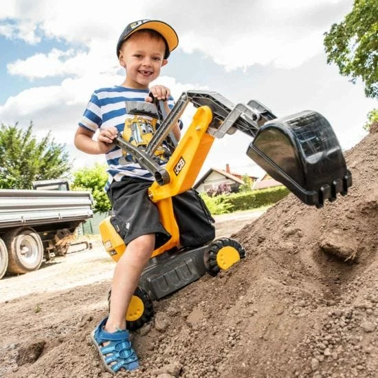 Rolly Toys 360 Degree Ride On JCB Mobile Excavator - Image 4