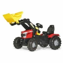 Rolly Toys Ride On Massey Ferguson 8650 Tractor With Frontloader