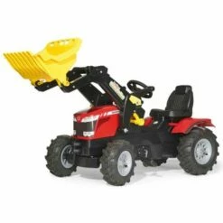 Rolly Toys Ride On Massey Ferguson 8650 Tractor With Frontloader And Pneumatic Tyres