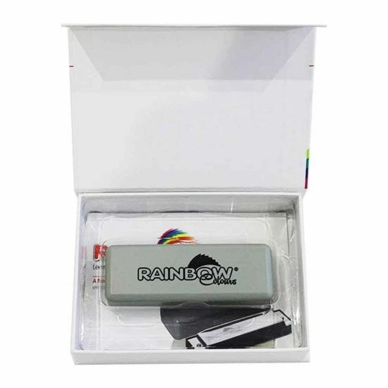 Rainbow Colours Beginners 4 Hole Harmonica - Image 5