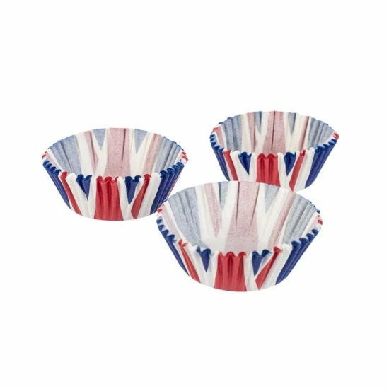 Union Jack Cupcake Cases Pack Of 60 - Image 2