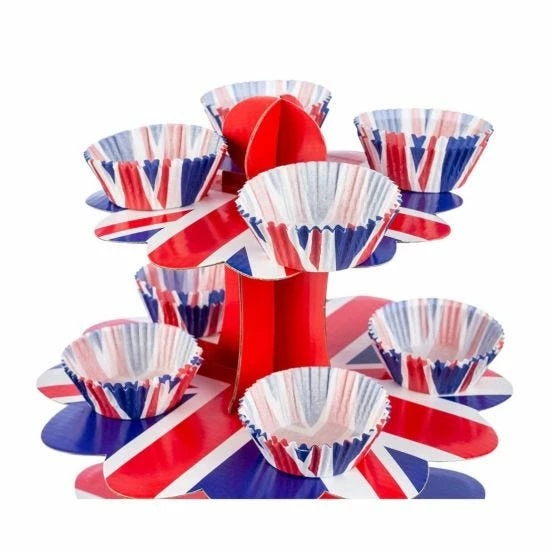 Union Jack Cupcake Cases Pack Of 60 - Image 5