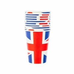 Union Jack Paper Cups 270ml