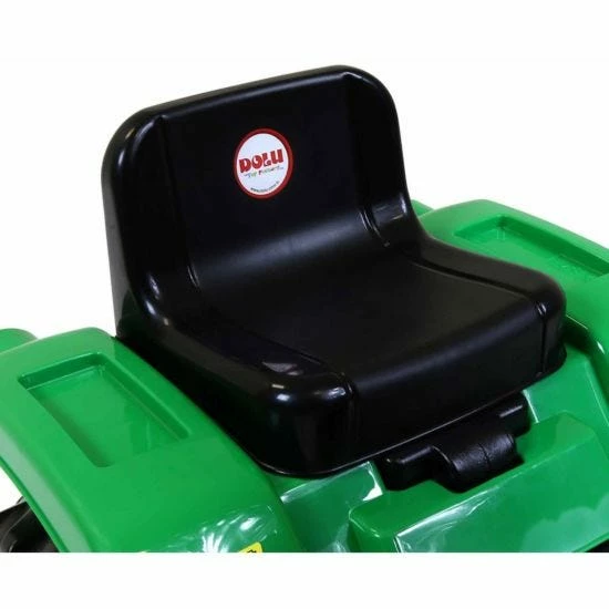 Charles Bentley Dolu Kids Ride On Green Tractor With Trailer - Image 4